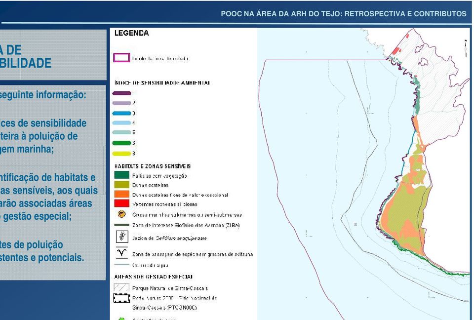 e as sensíveis, aos quais rão associadas áreas gestão