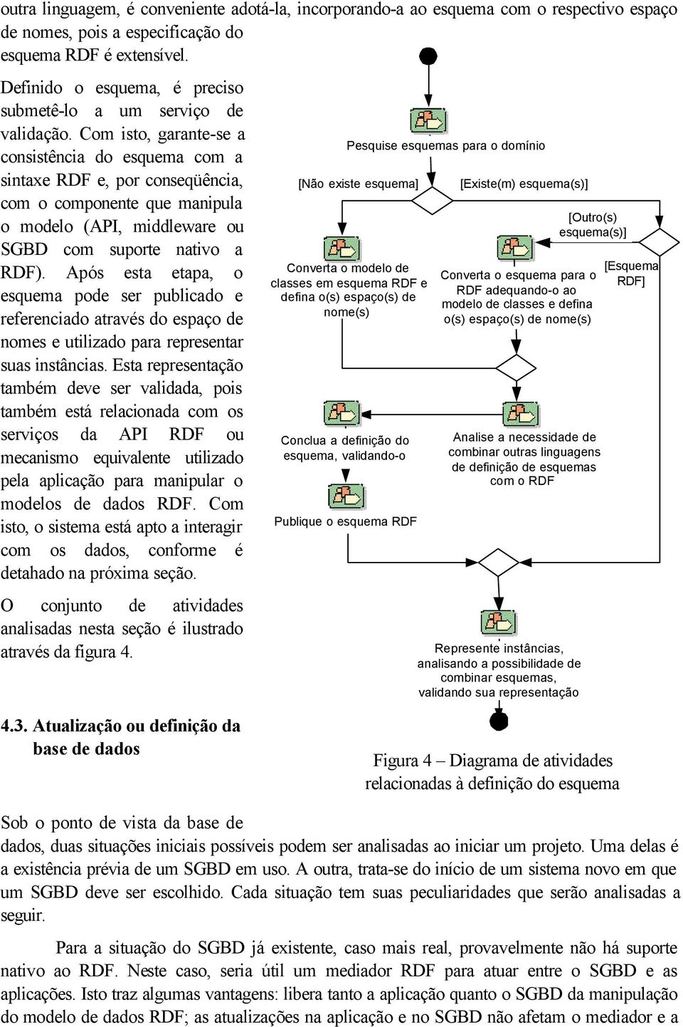 Com isto, garante-se a consistência do esquema com a sintaxe e, por conseqüência, com o componente que manipula o modelo (API, middleware ou SGBD com suporte nativo a ).