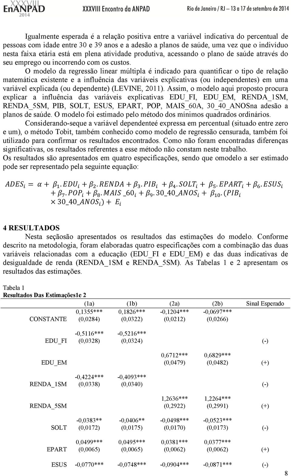 O modelo da regressão linear múltipla é indicado para quantificar o tipo de relação matemática existente e a influência das variáveis explicativas (ou independentes) em uma variável explicada (ou