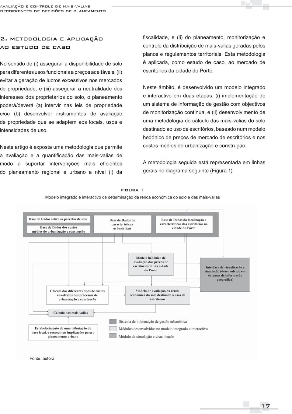 decisões de planeamento.