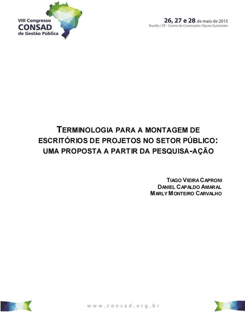 PARTIR DA PESQUISA-AÇÃO TIAGO VIEIRA CAPRONI