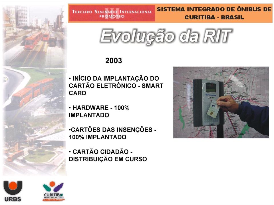 IMPLANTADO CARTÕES DAS INSENÇÕES - 100%