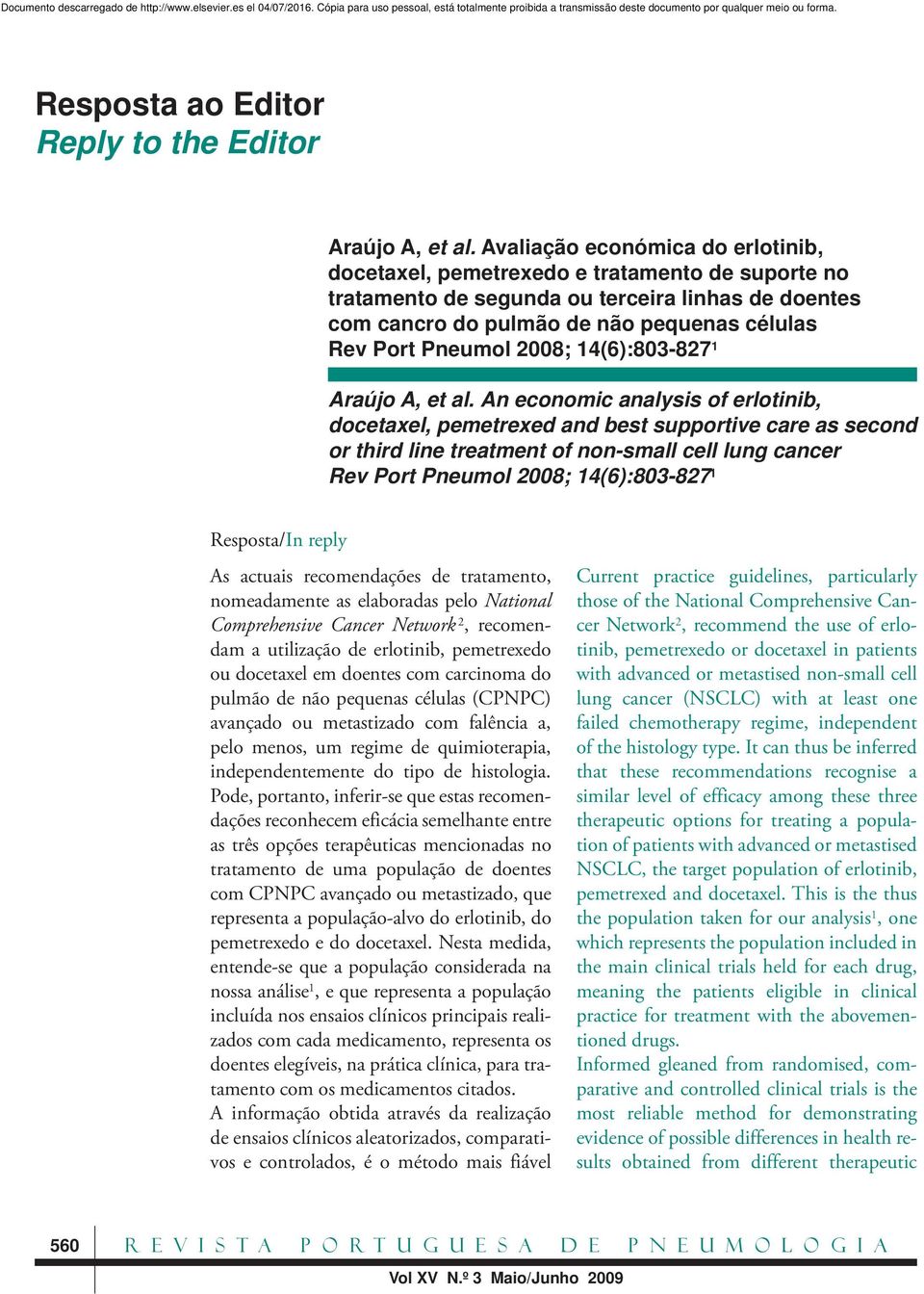 2008; 14(6):803-827 1 Araújo A, et al.