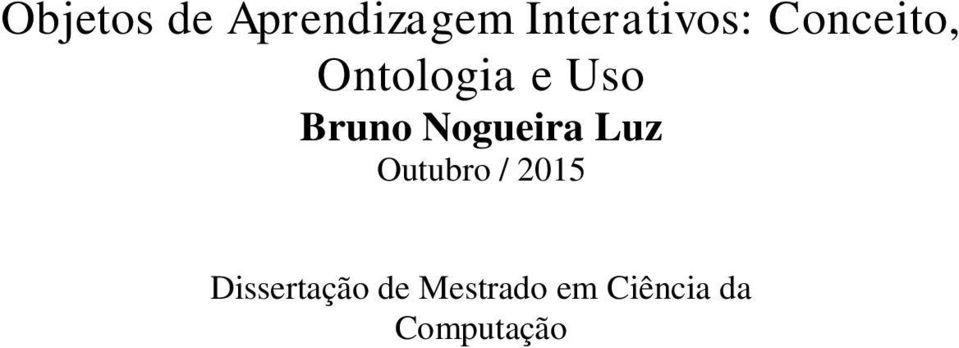 Nogueira Luz Outubro / 2015