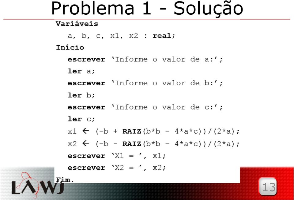 Solução