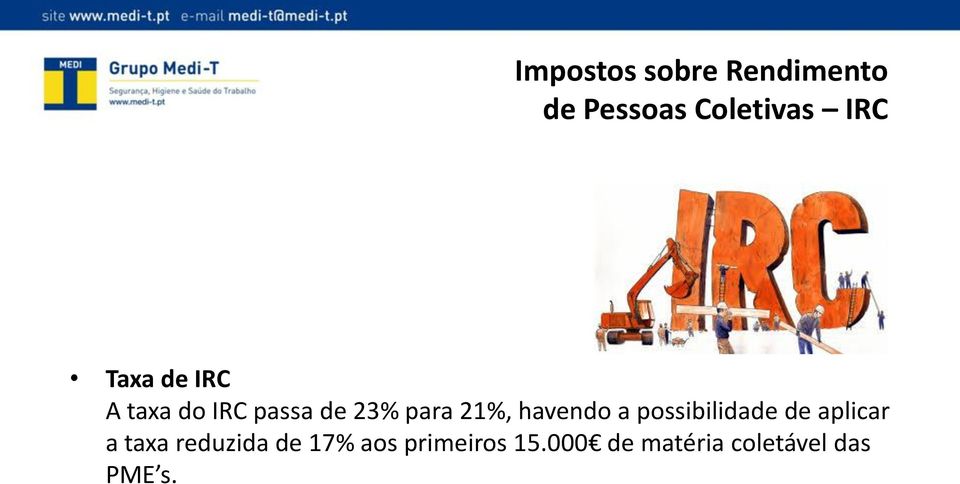 havendo a possibilidade de aplicar a taxa reduzida