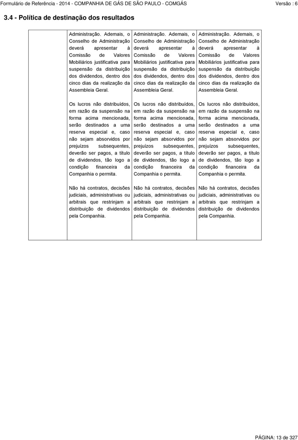 Geral. Administração.  Geral.