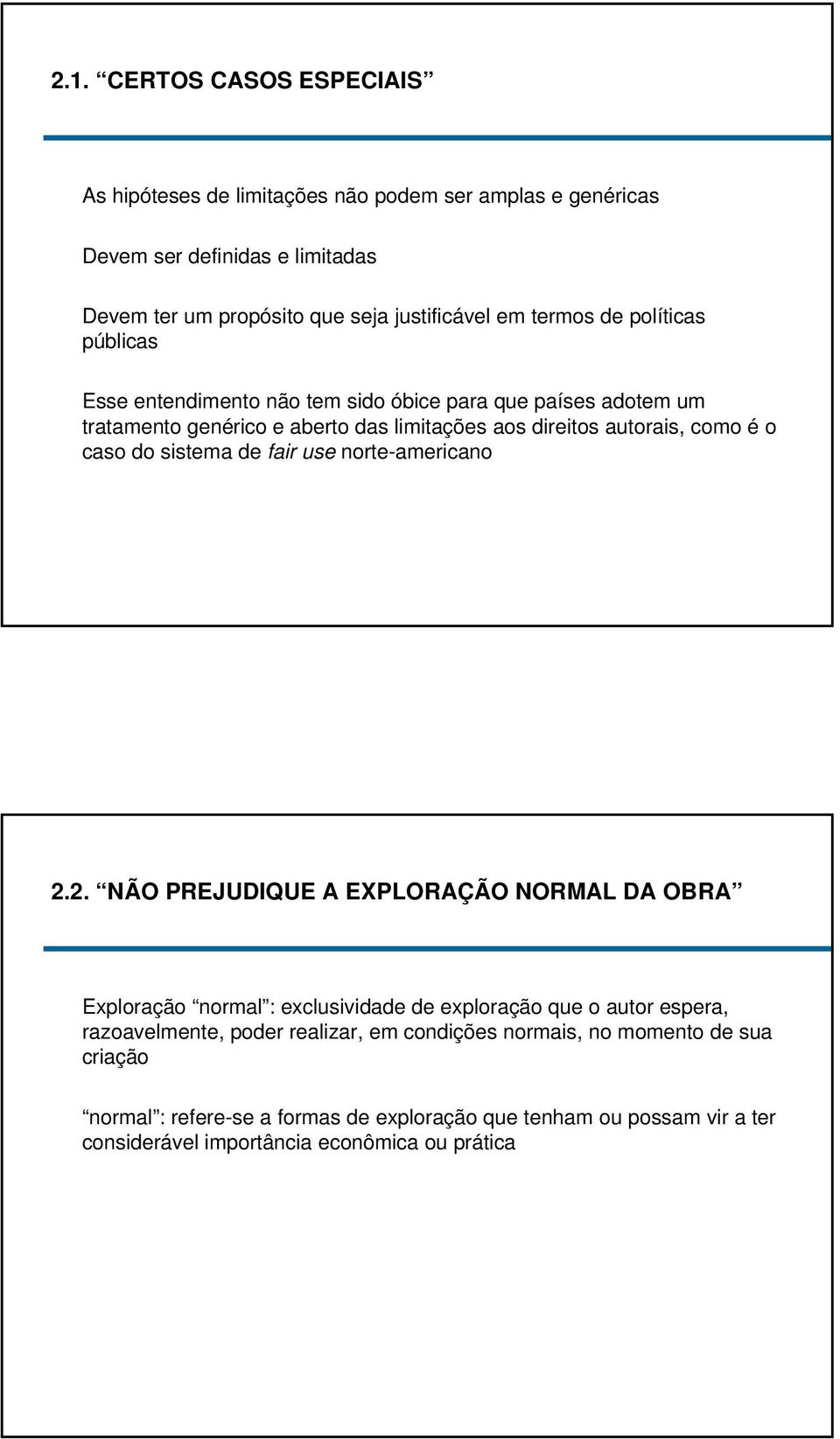 do sistema de fair use norte-americano 2.