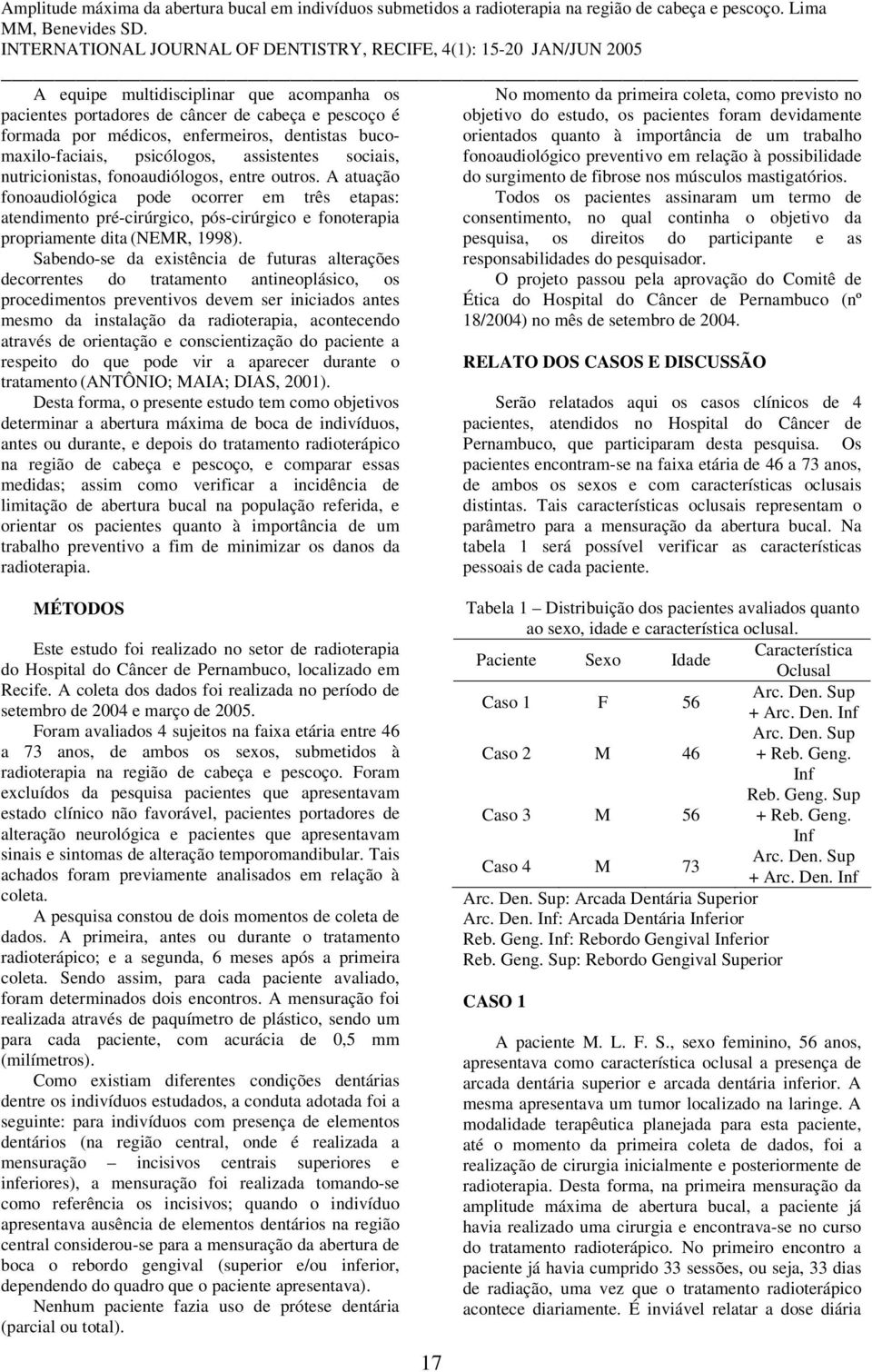 Sabendo-se da existência de futuras alterações decorrentes do tratamento antineoplásico, os procedimentos preventivos devem ser iniciados antes mesmo da instalação da radioterapia, acontecendo