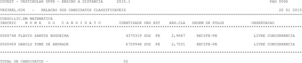 EM MATEMATICA 0068748 FLAVIO SANTOS NOGUEIRA 4375319 SDS PE 2,9687