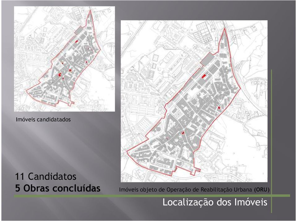 Imóveis objeto de Operação de