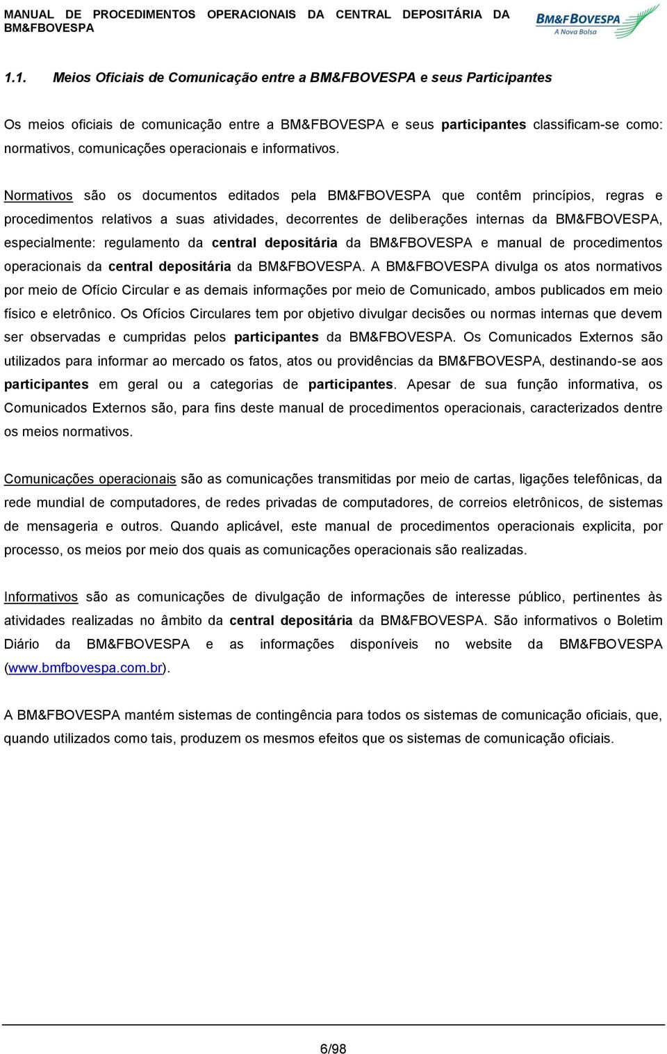 depositária da e manual de procedimentos operacionais da central depositária da.