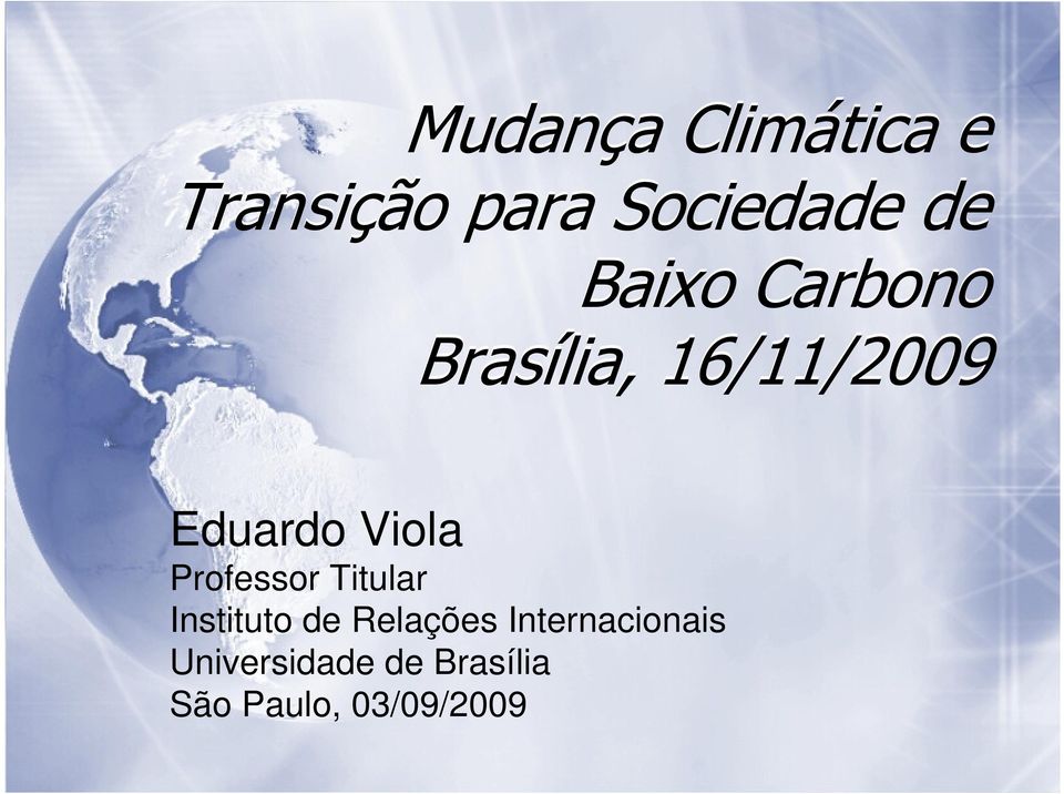 Professor Titular Instituto de Relações