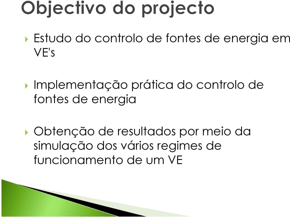 energia Obtenção de resultados por meio da