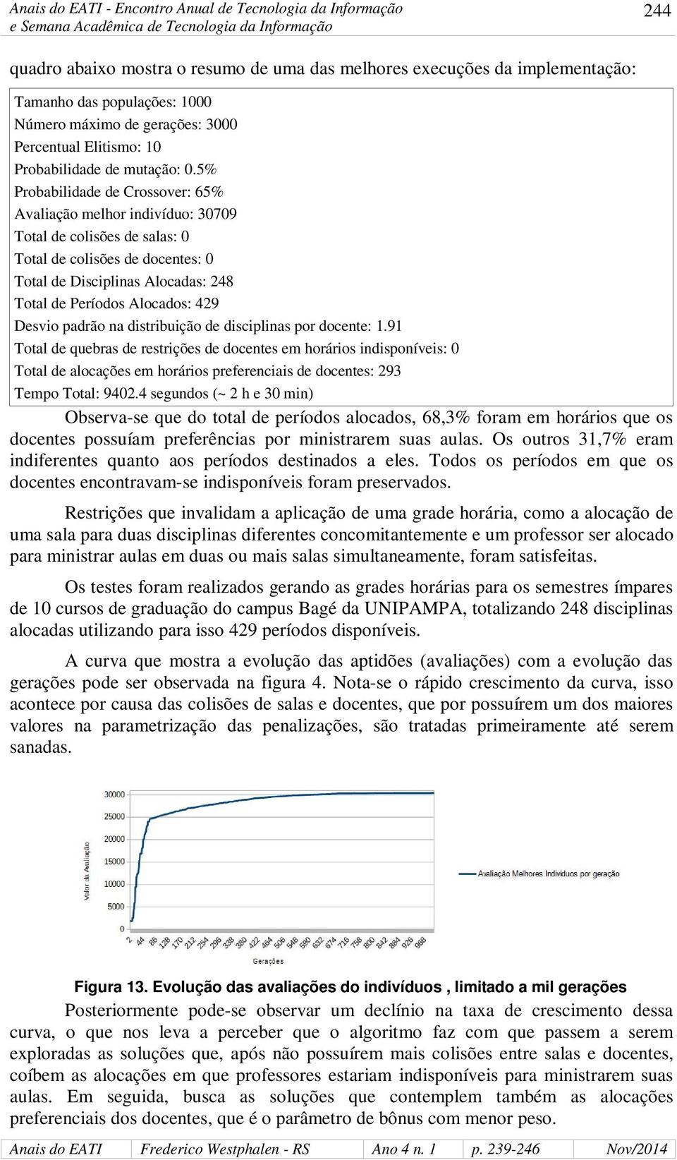 Desvio padrão na distribuição de disciplinas por docente: 1.