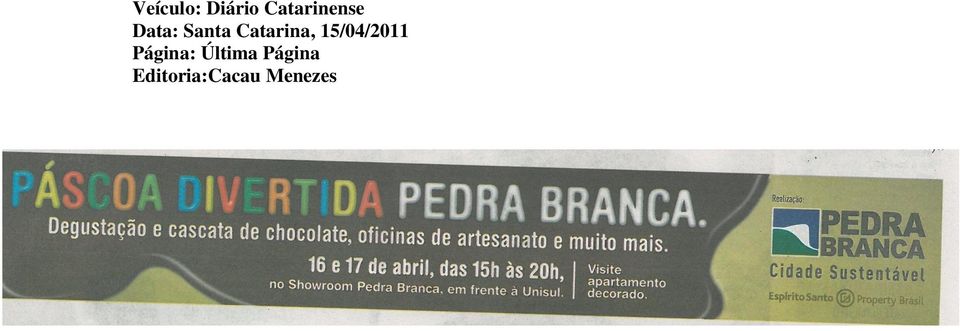 Catarina, 15/04/2011