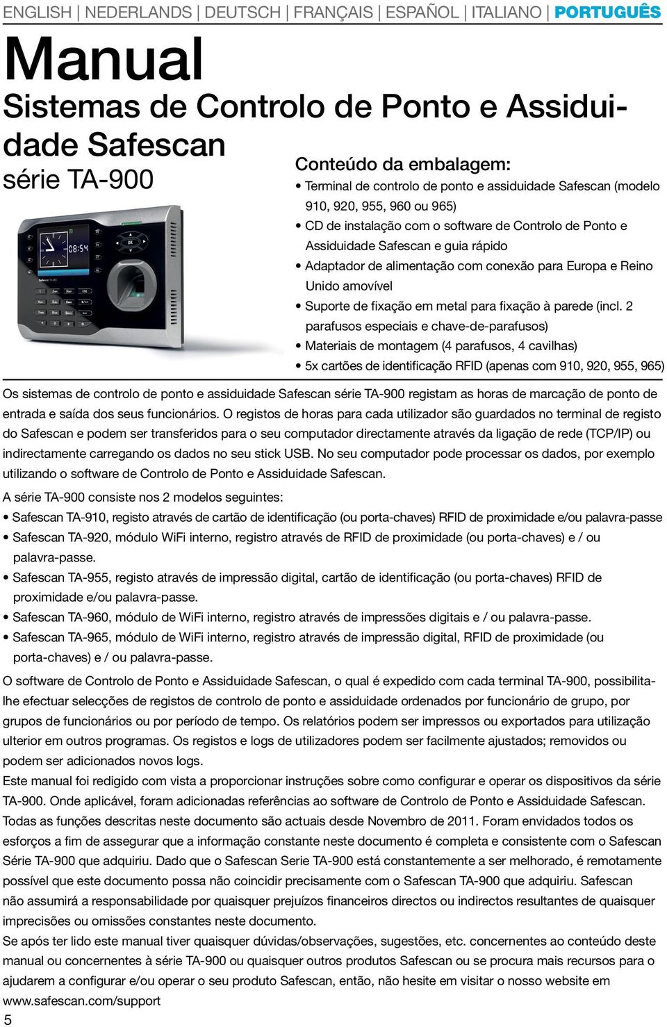 Adaptador de alimentação com conexão para Europa e Reino Unido amovível Suporte de fixação em metal para fixação à parede (incl.