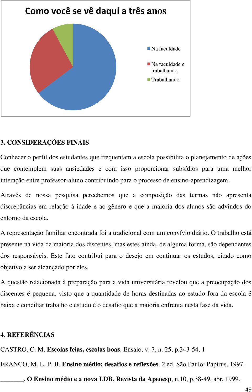 interação entre professor-aluno contribuindo para o processo de ensino-aprendizagem.