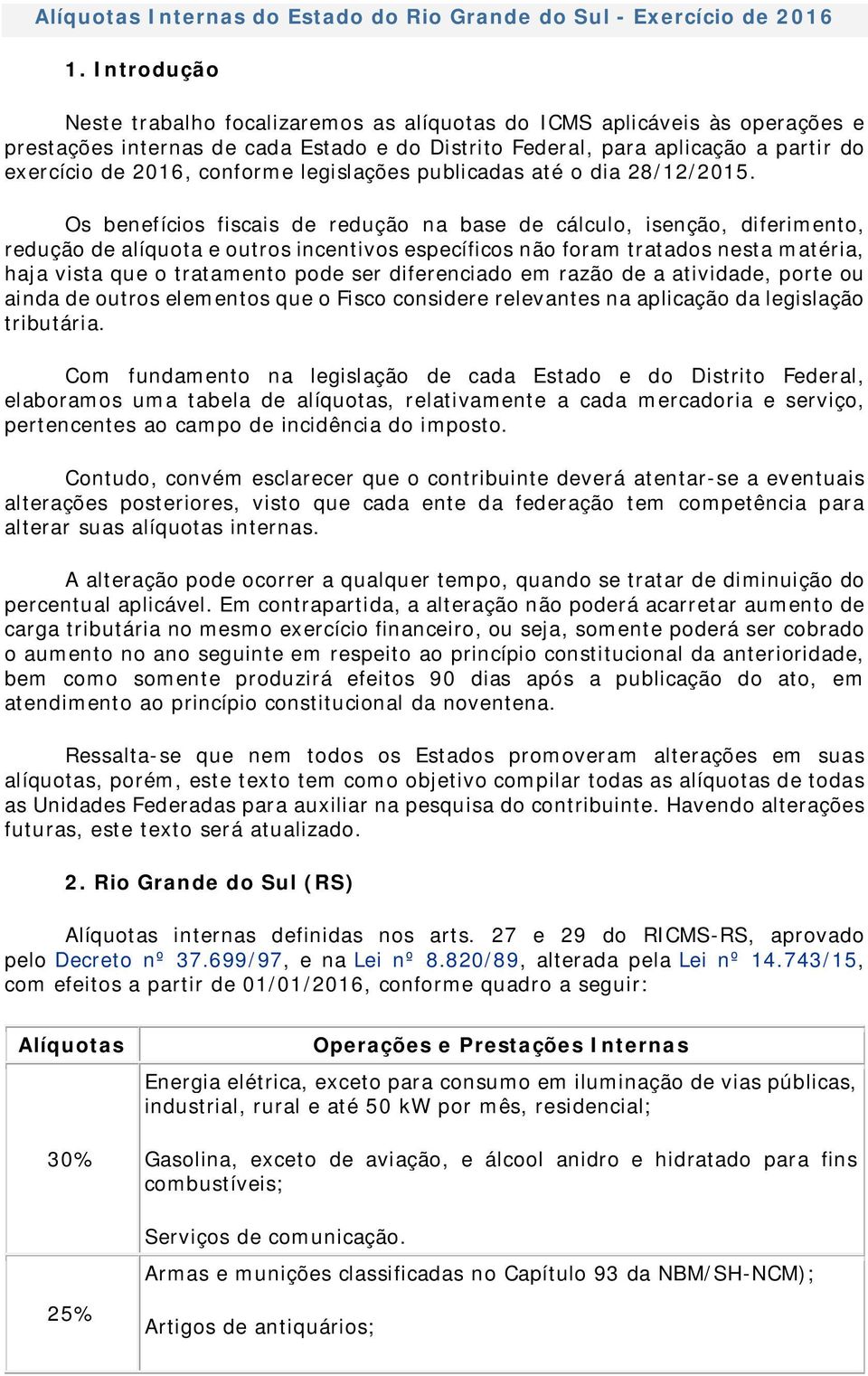 legislações publicadas até o dia 28/12/2015.