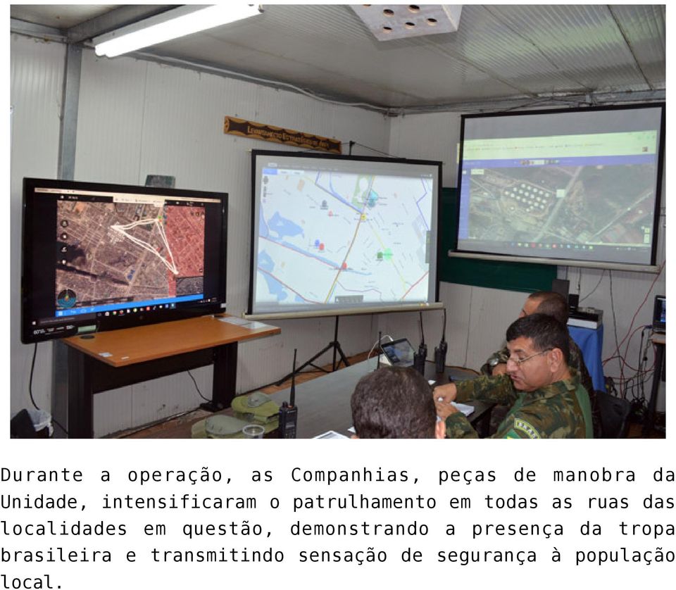 das localidades em questão, demonstrando a presença da