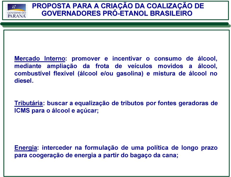 e mistura de álcool no diesel.