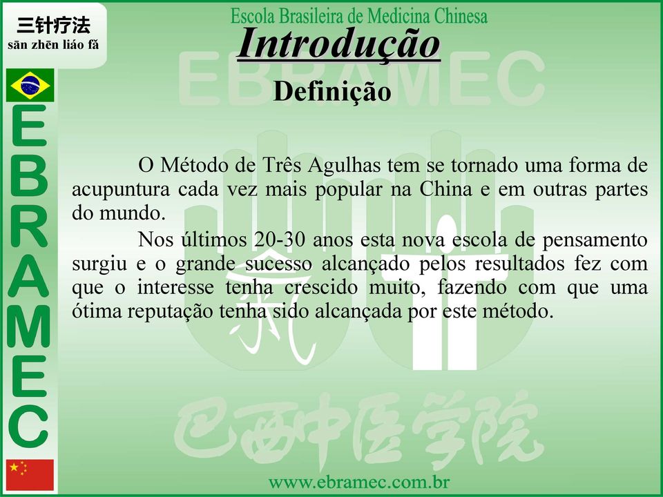 Nos últimos 20-30 anos esta nova escola de pensamento surgiu e o grande sucesso alcançado