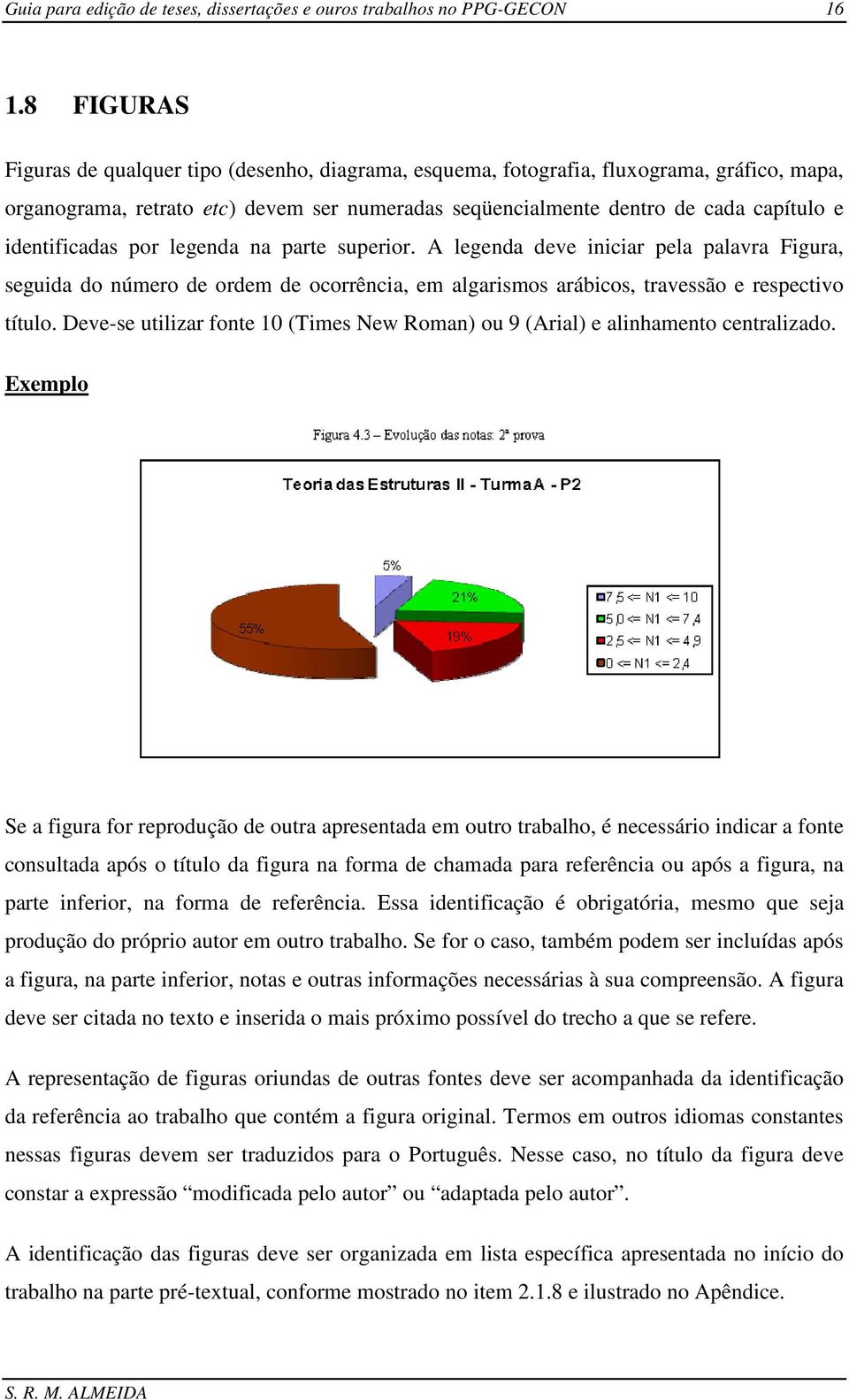 identificadas por legenda na parte superior. A legenda deve iniciar pela palavra Figura, seguida do número de ordem de ocorrência, em algarismos arábicos, travessão e respectivo título.