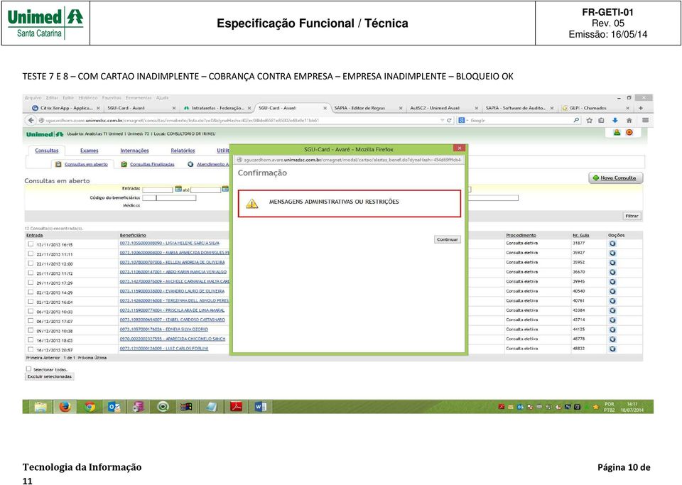 EMPRESA EMPRESA INADIMPLENTE