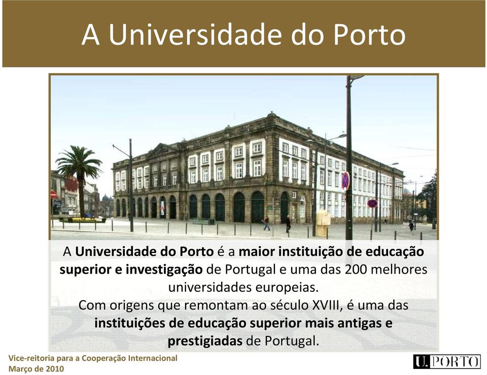 universidades europeias.