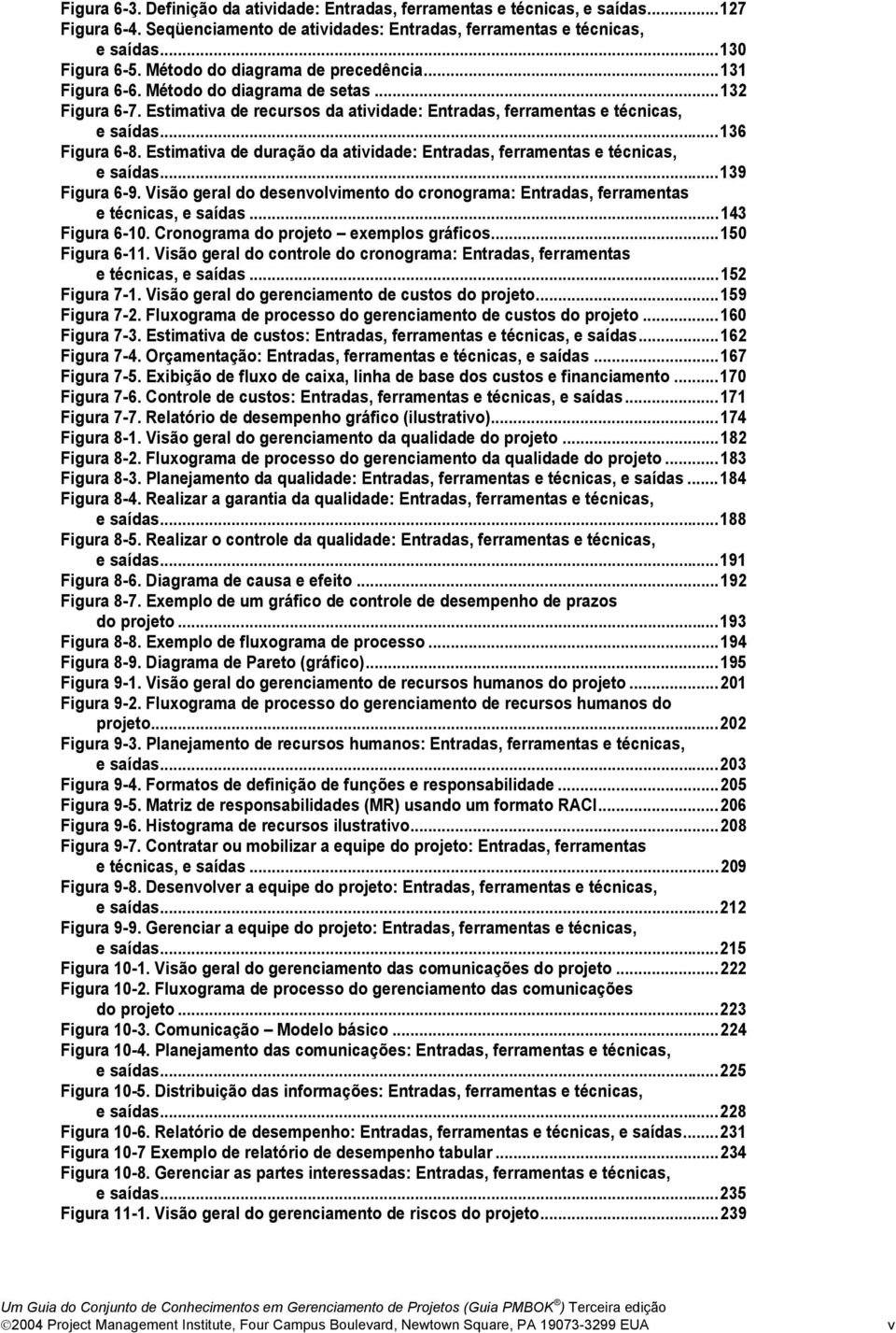 Estimativa de duração da atividade: Entradas, ferramentas e técnicas, e saídas...139 Figura 6-9. Visão geral do desenvolvimento do cronograma: Entradas, ferramentas e técnicas, e saídas.