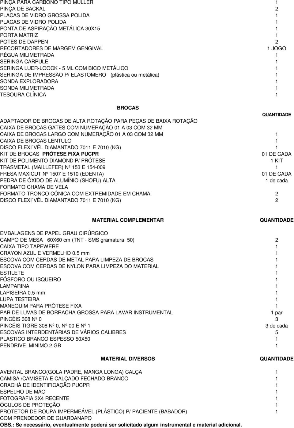 TESOURA CLÍNICA 1 BROCAS ADAPTADOR DE BROCAS DE ALTA ROTAÇÃO PARA PEÇAS DE BAIXA ROTAÇÃO CAIXA DE BROCAS GATES COM NUMERAÇÃO 01 A 03 COM 32 MM CAIXA DE BROCAS LARGO COM NUMERAÇÃO 01 A 03 COM 32 MM 1