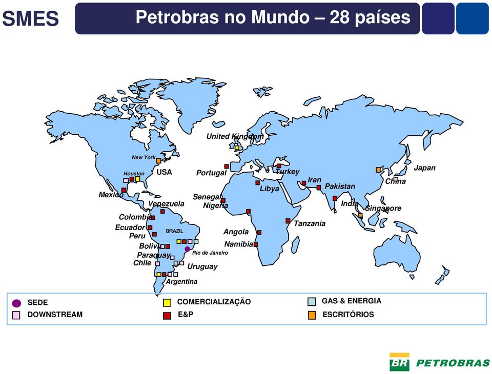 Uruguay Rio de Janeiro Angola Namibia Turkey Iran Libya Pakistan India Tanzania