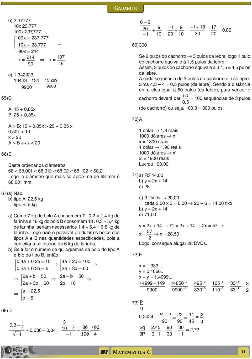 farinha Logo não é possível produzir os bolos dos tipos A e B nas quantidades especificadas, pois a confeitaria só dispõe de kg de farinha b) Se a for o número de quilogramas de bolo do tipo A e b o