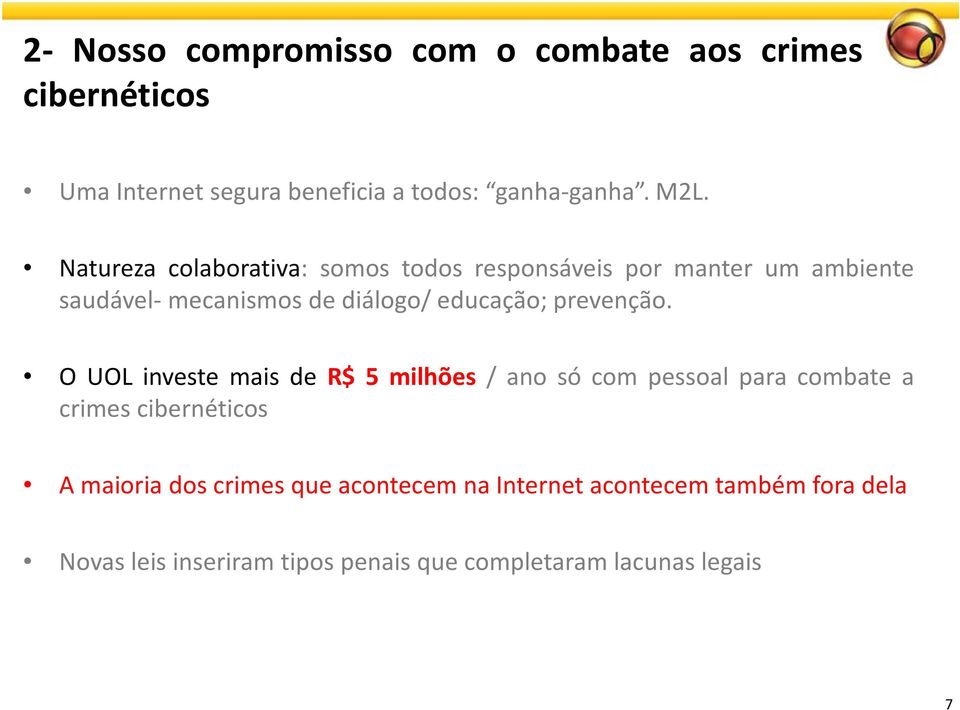 prevenção.