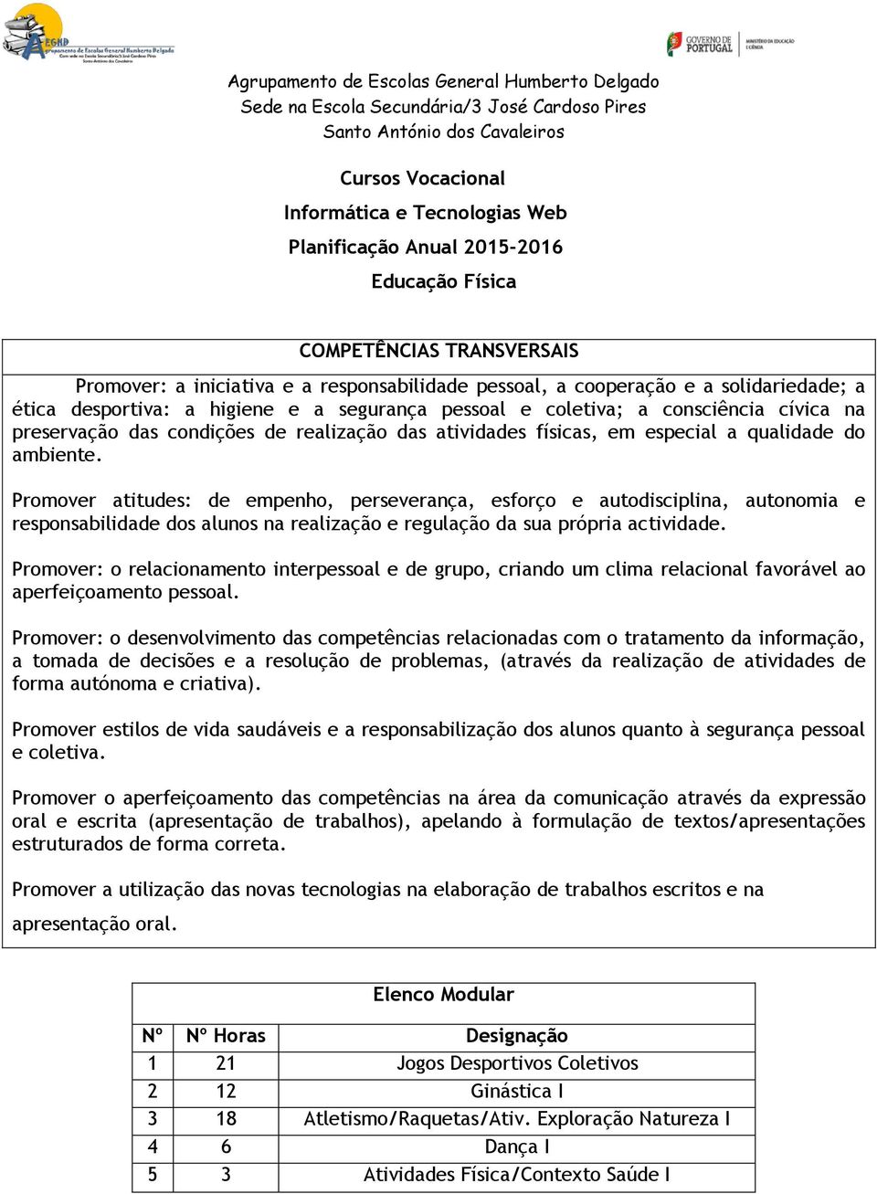 coletiva; a consciência cívica na preservação das condições de realização das atividades físicas, em especial a qualidade do ambiente.