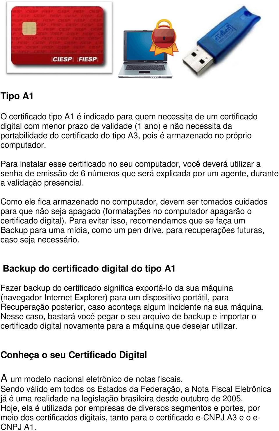 Para instalar esse certificado no seu computador, você deverá utilizar a senha de emissão de 6 números que será explicada por um agente, durante a validação presencial.