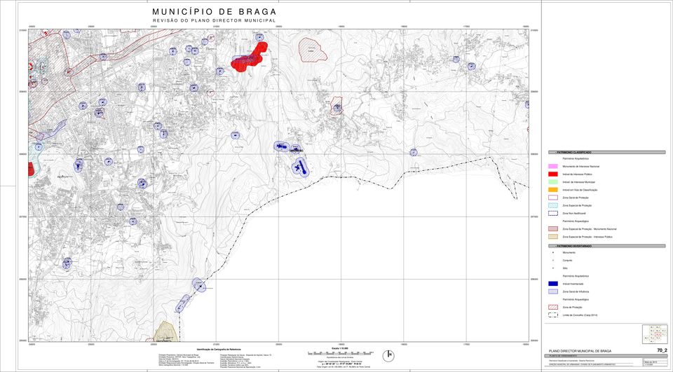 érie artográfica acional 1:10 000 Datum Altimétrico acional (ascais) Precisão Posicional ominal de Reprodução: 2.