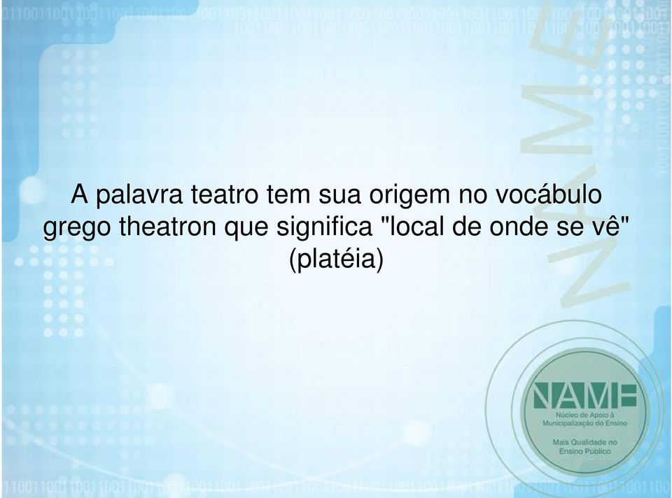 theatron que significa