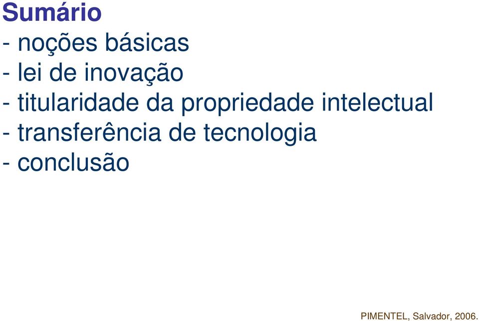 propriedade intelectual -