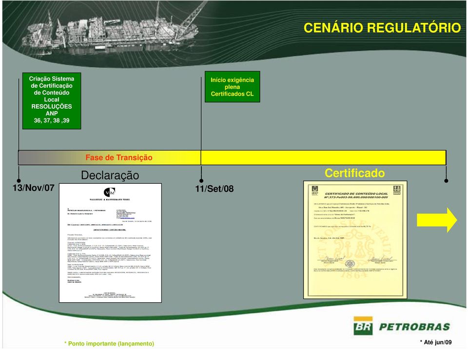 plena Certificados CL Fase de Transição 13/Nov/07 Declaração