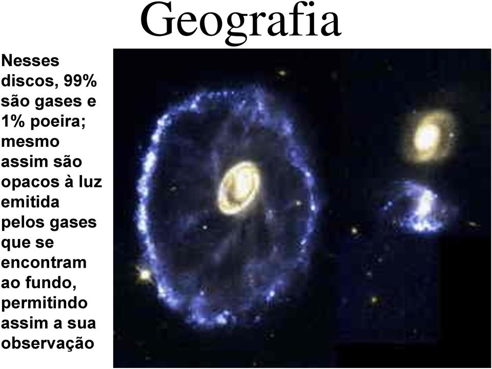 emitida pelos gases que se encontram ao