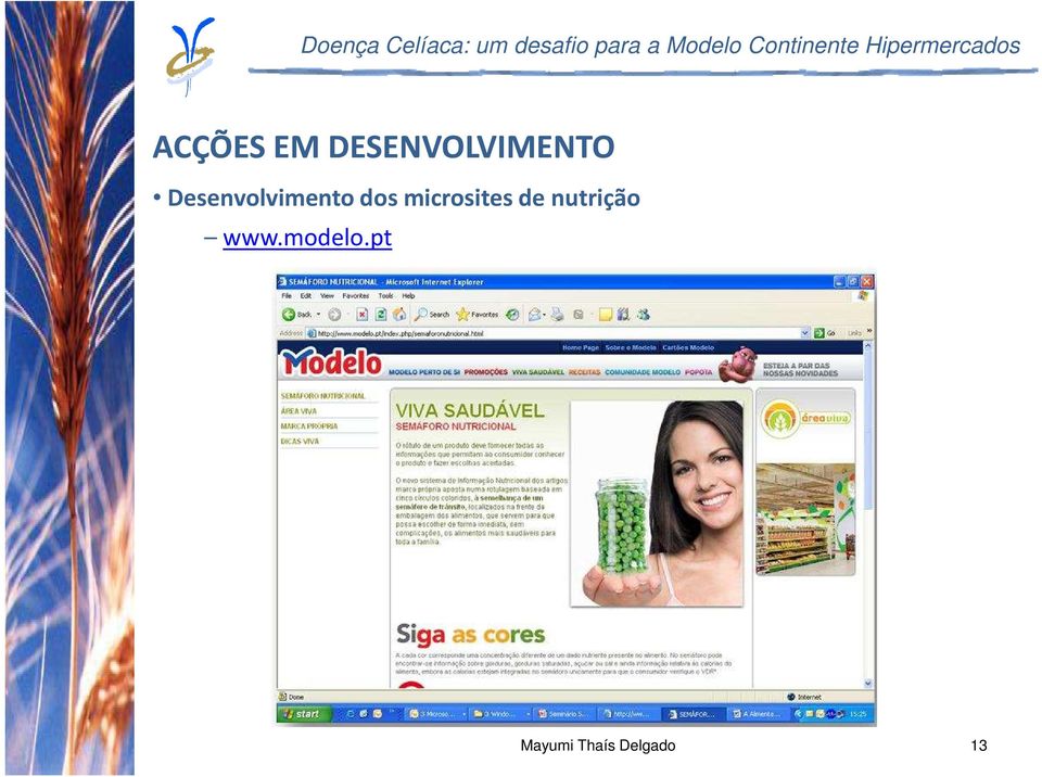 microsites de nutrição www.