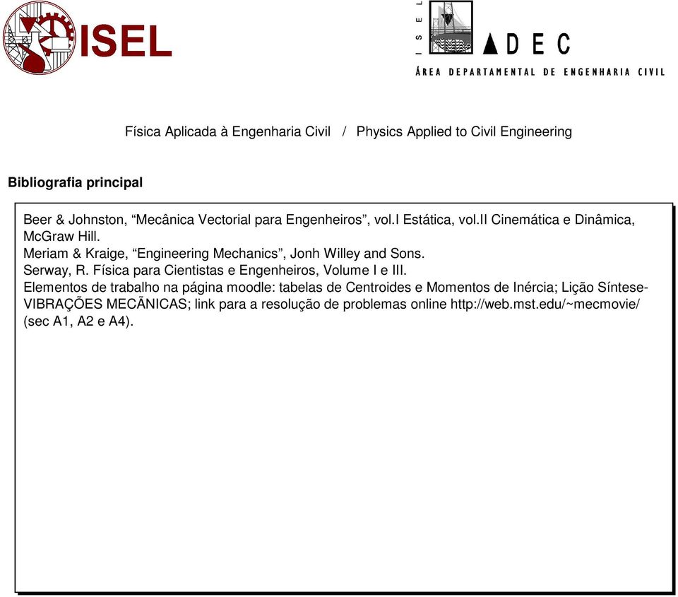 Física para Cientistas e Engenheiros, Volume I e III.