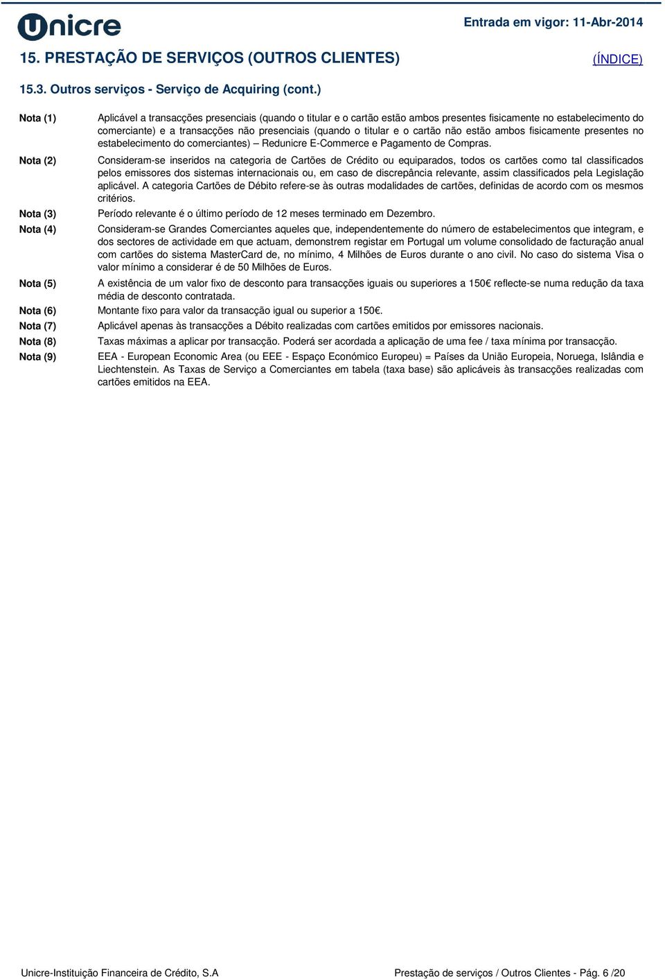 não estão ambos fisicamente presentes no estabelecimento do comerciantes) Redunicre E-Commerce e Pagamento de Compras.