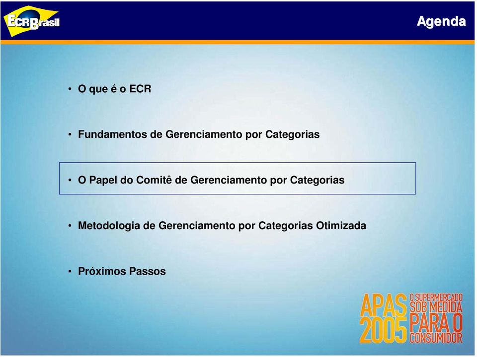 Comitê de Gerenciamento por Categorias