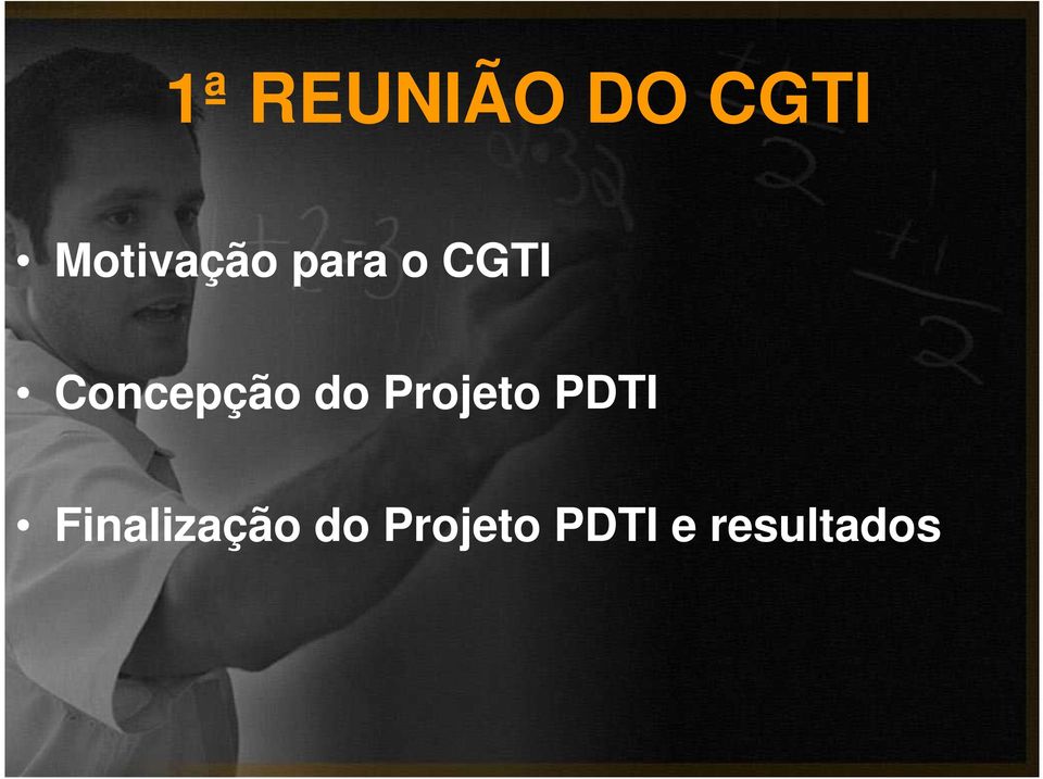 Concepção do Projeto PDTI