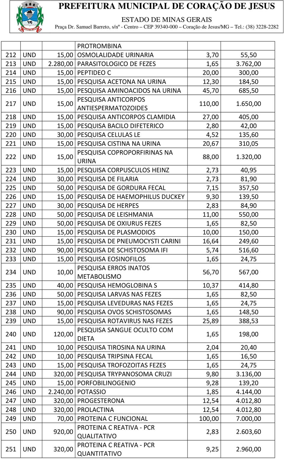 ANTIESPERMATOZOIDES 110,00 1.