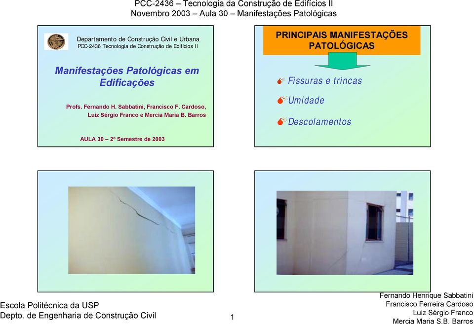 Edificações Profs. Fernando H. Sabbatini, Francisco F.