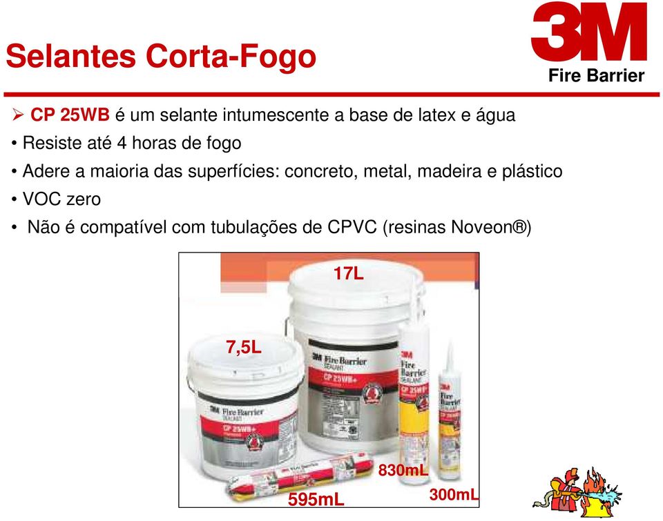 superfícies: concreto, metal, madeira e plástico VOC zero Não é