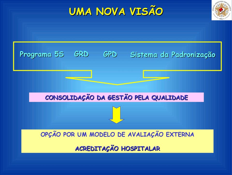 GESTÃO PELA QUALIDADE OPÇÃO POR UM